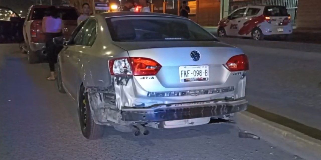Ministeriales provocan accidente en Saltillo