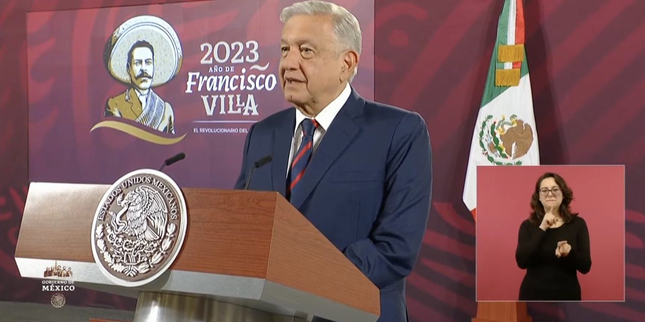 AMLO presume encuesta donde tiene el 84% de aprobación