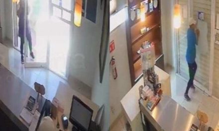 Video: Empleada de pastelería  encierra a un ratero que quiso asaltarla