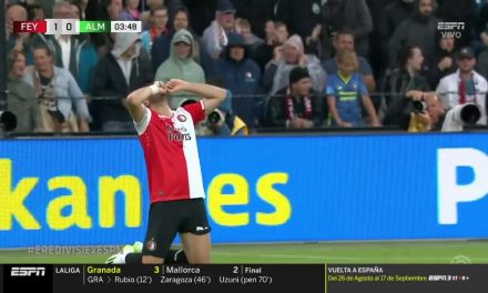 Santiago Giménez la sigue rompiendo con el Feyenoord; anota doblete ante el Almere