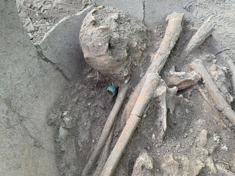 Descubren osamenta y anillo de jade de 1,200 años en obras del Tren Maya
