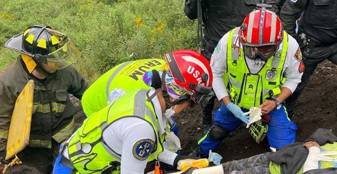 Niño cae al cráter del volcán de Xitle tras asomarse y se encuentra grave
