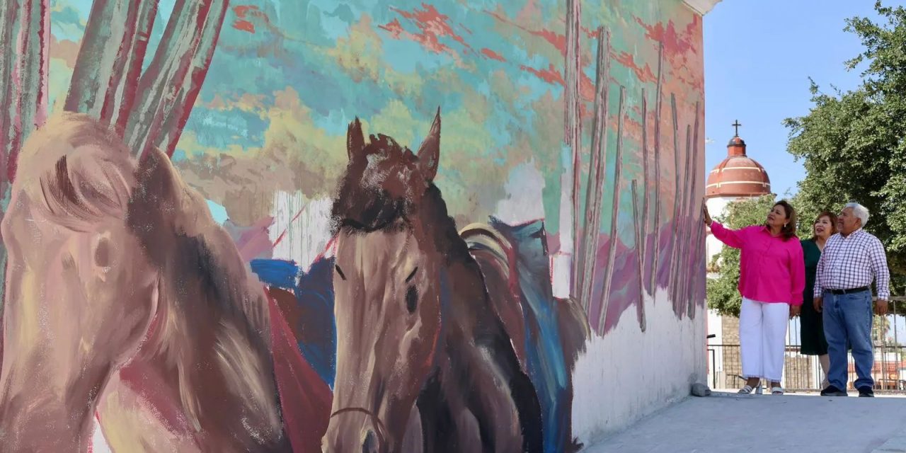 Todo listo para recibir a cabalgata