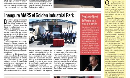 Portada RCG Centro [12 de septiembre de 2023] Se incendia negocio en Zona Centro de Frontera; costos de luz se triplican y más…