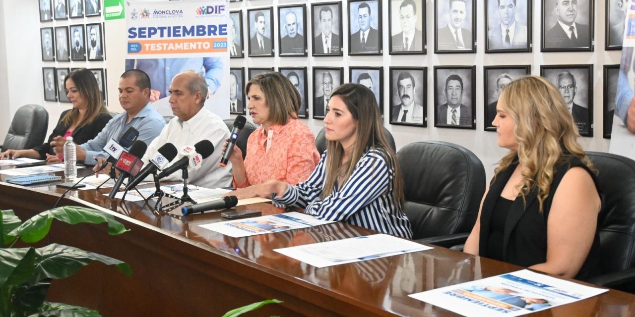 DIF Monclova ofrece tramitación gratuita de testamentos