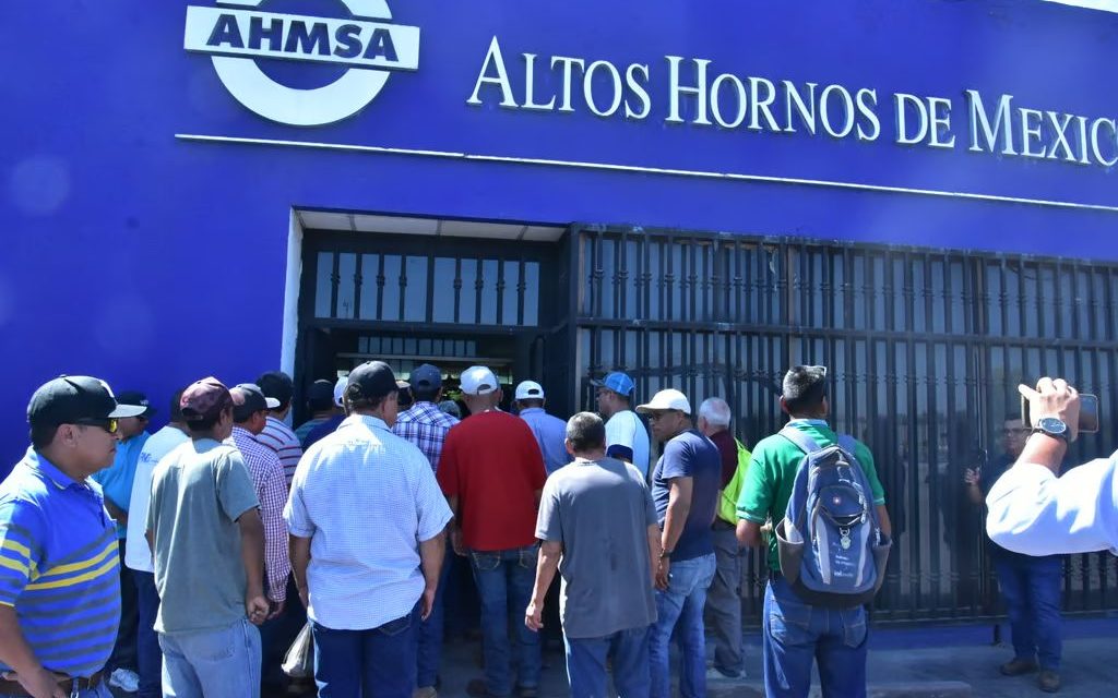 Convocan obreros de AHMSA a concentración