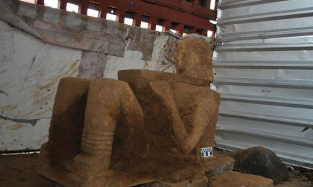 Descubre INAH una escultura de Chac Mool en Michoacán