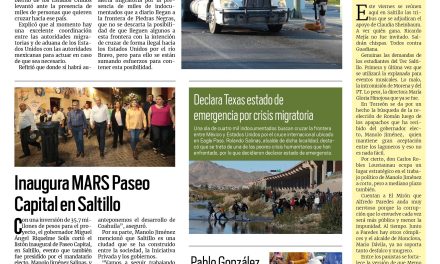 Portada RCG Fronteriza [21 de septiembre de 2023] Desmienten cierre de puente internacional; fortalecen campaña contra el suicidio y más…