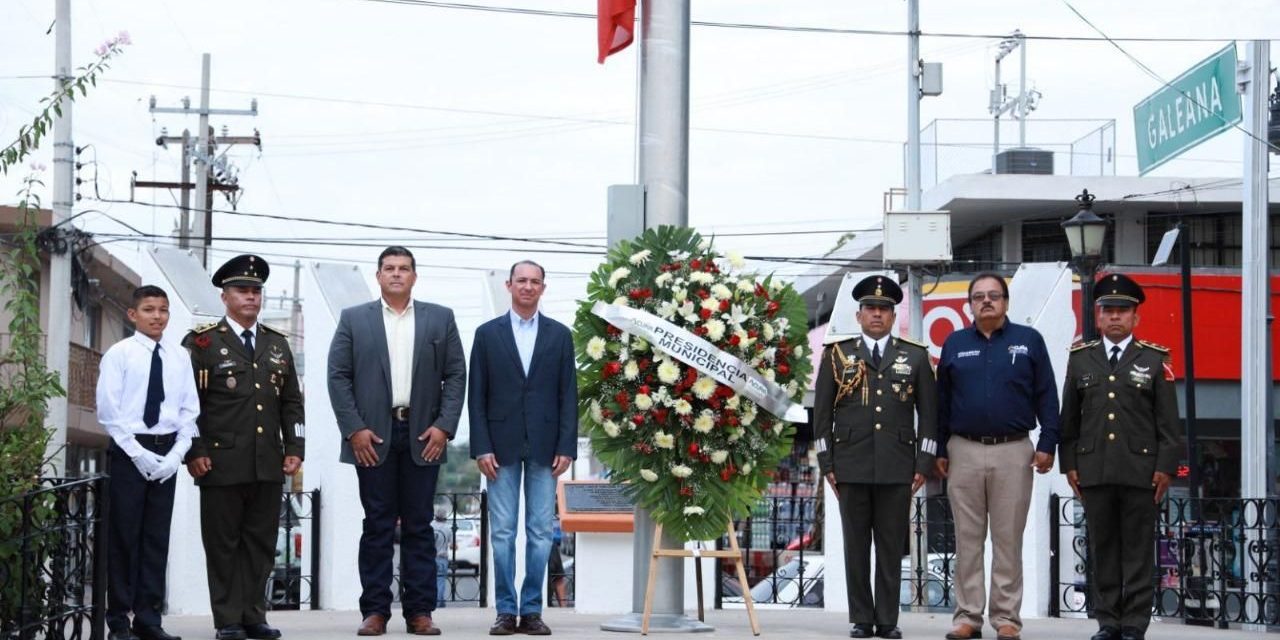 Recuerdan a los Niños Héroes en Acuña