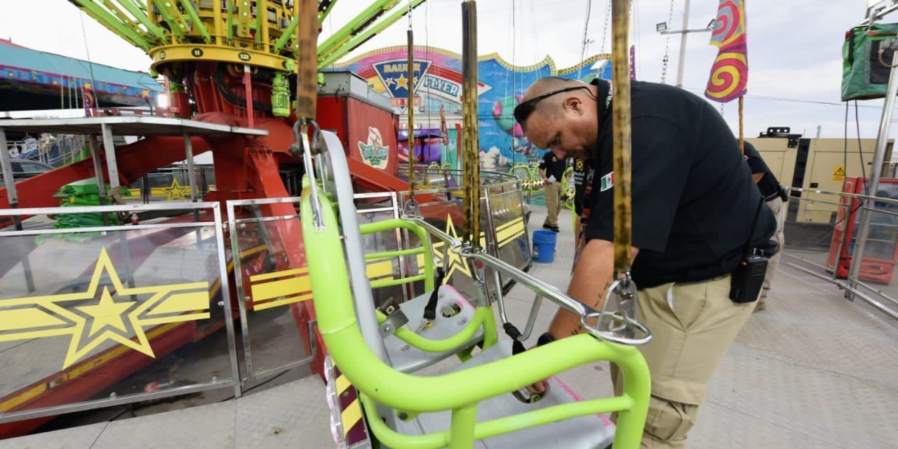 Revisa Protección Civil atracciones y puestos de la Feria de Torreón