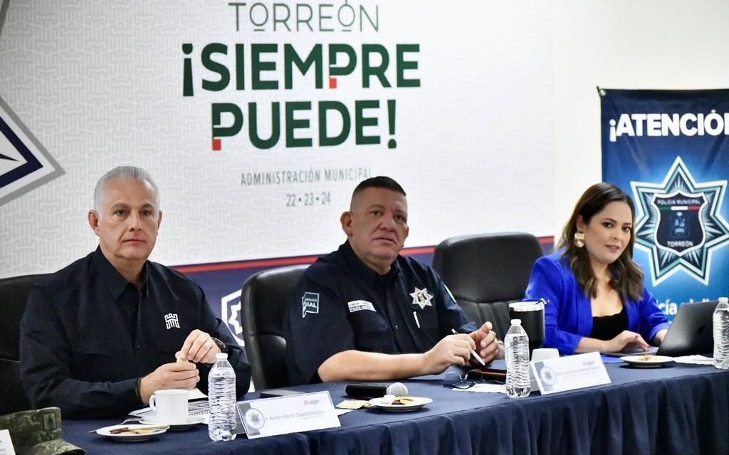 Coordinación entre corporaciones de seguridad da buenos resultados para Torreón