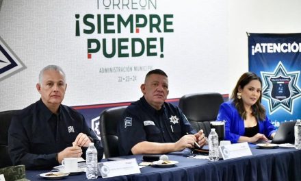 Coordinación entre corporaciones de seguridad da buenos resultados para Torreón