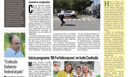 Portada RCG Lagunera [15 de septiembre de 2023] Alistan operativo de seguridad por fiestas patrias; emiten recomendaciones para disfrutar celebraciones y más…