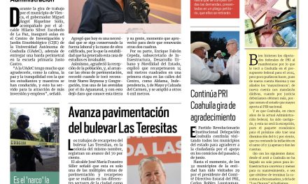 Portada RCG Media [23 de septiembre de 2023] Entrega MARS obras de infraestructura educativa y vial; Invitan a disfrutar de Rodeo Saltillo 2023 y más…