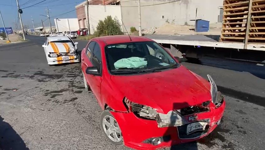 Ignora señal de alto y provoca accidente en Ramos Arizpe
