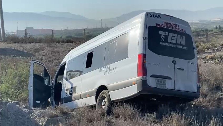 Cinco lesionados en accidente sobre la carretera a Monclova