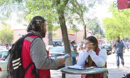 Reclutadores ocupan la Alameda de Zaragoza como oficinas temporales