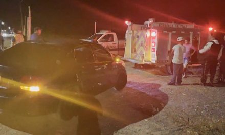 Choca con camión de Bomberos en Saltillo