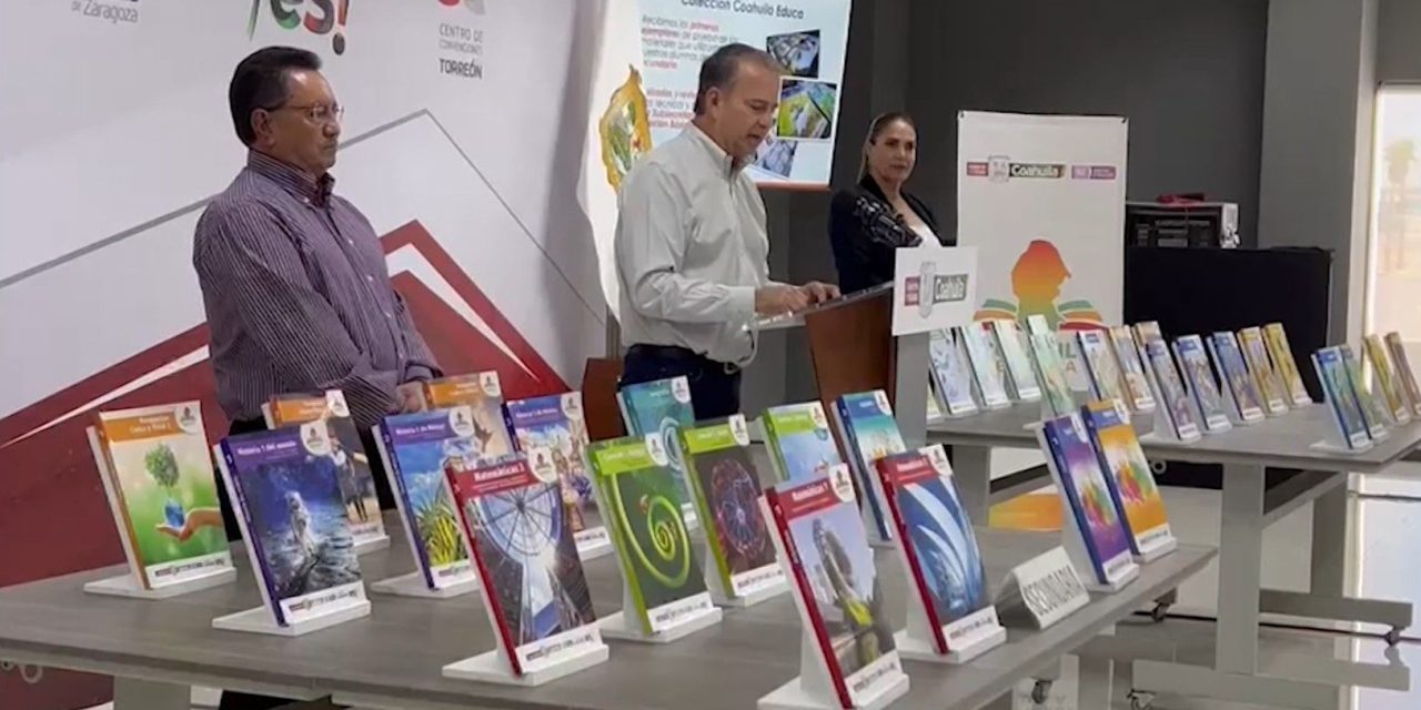 Presentan colección Coahuila Educa