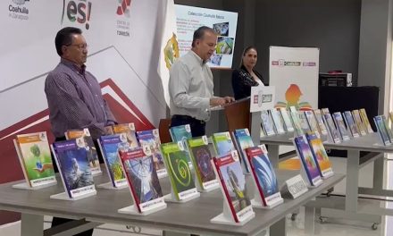 Presentan colección Coahuila Educa