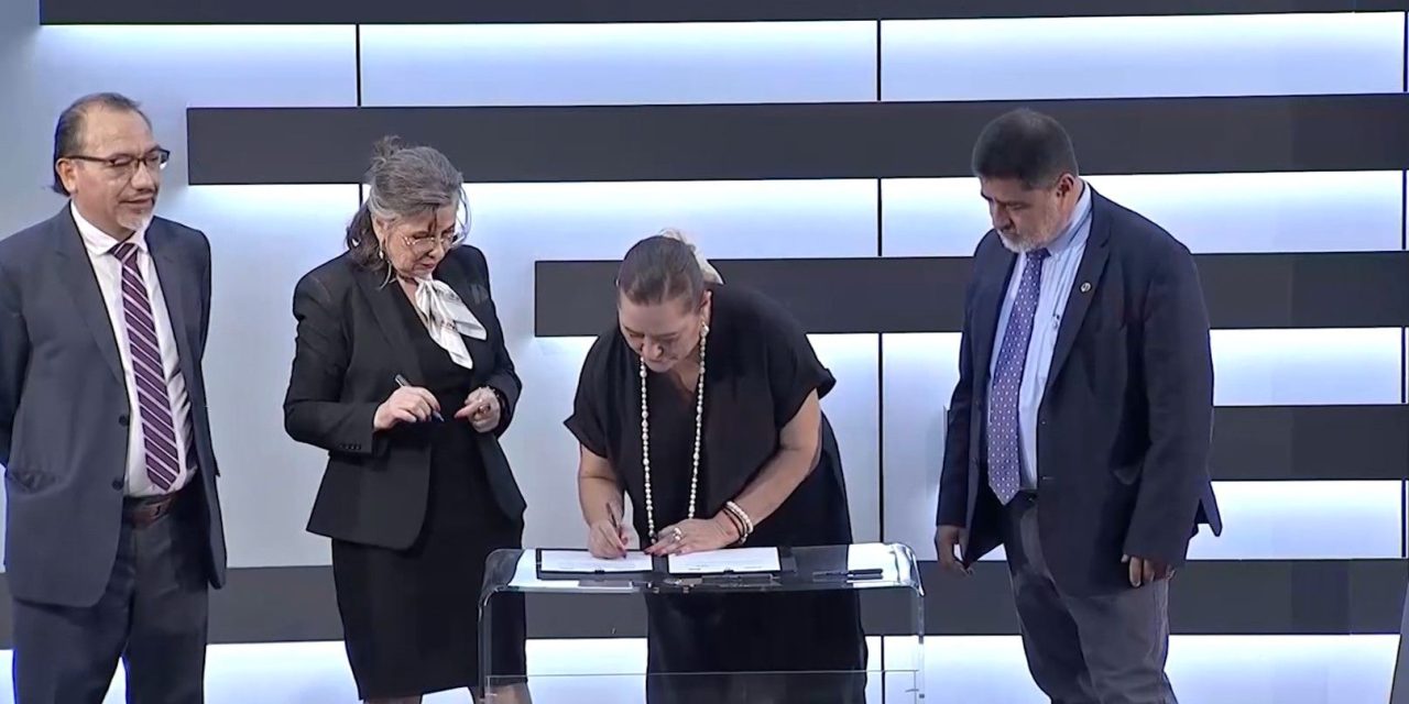 Firman Convenio General de Coordinación y Colaboración INE y IEC