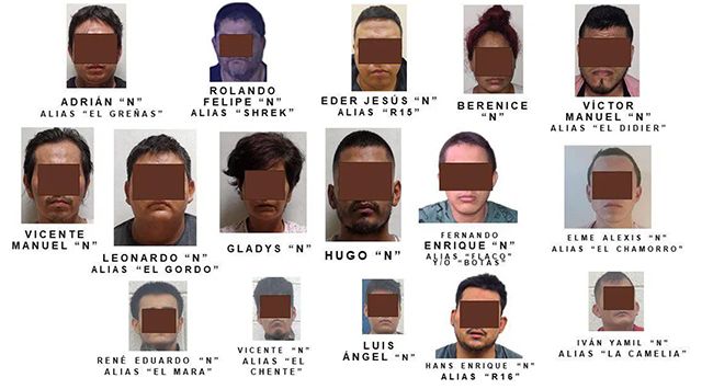 Detienen a 16 presuntos miembros del CJNG por cuerpos congelados en Poza Rica