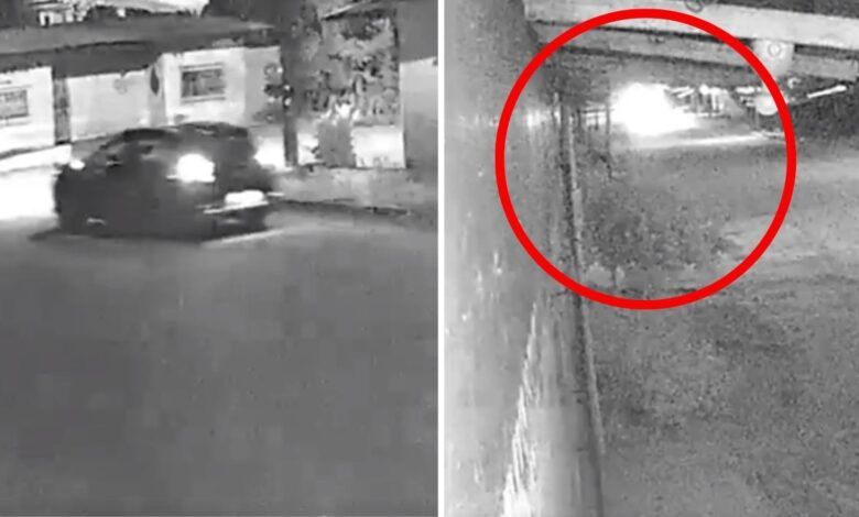 Video: Maleantes olvidan que llevaban una granada en el auto y les explota