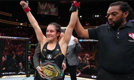 La mexicana Alexa Grasso retuvo su título de peso mosca femenil del UFC
