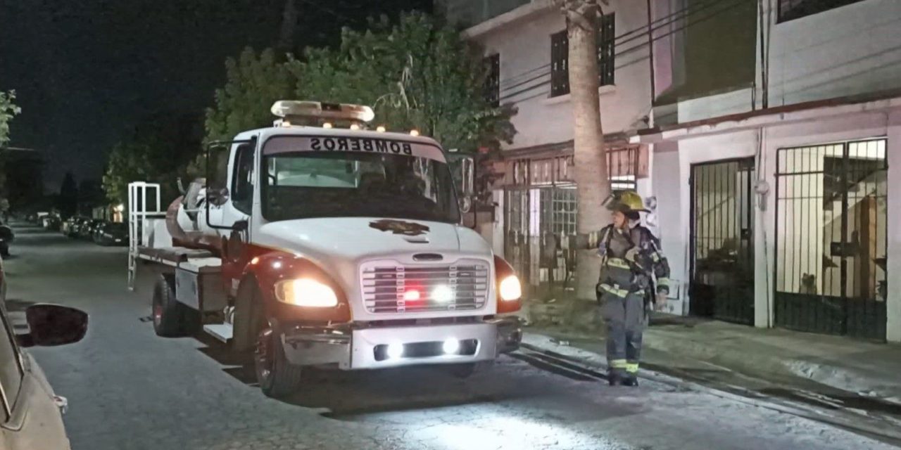 Hombre logra salir ileso de incendio