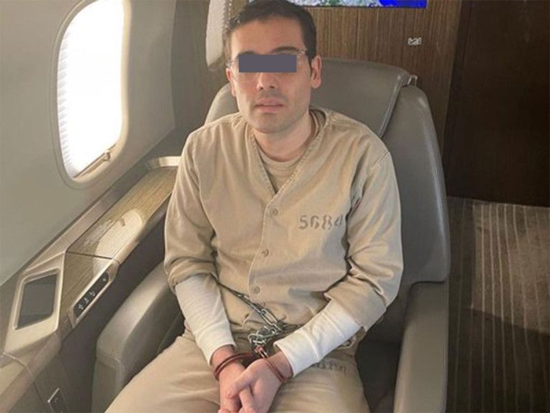 Revelan la primera foto de la extradición de Ovidio Guzmán