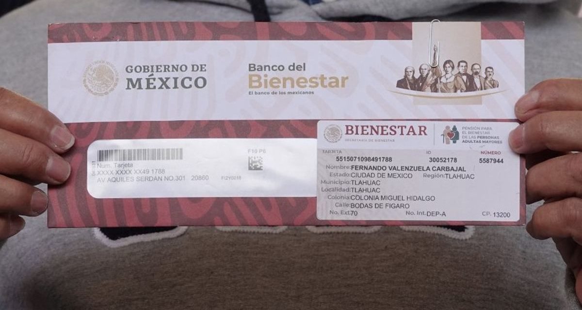 Este jueves inicia pago de Pensión del Bienestar