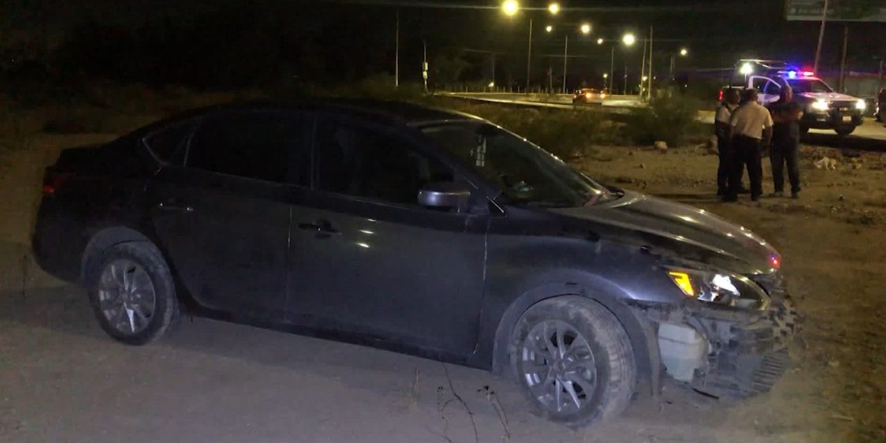 Pierde el control de su unidad y termina accidentado al norte de Saltillo