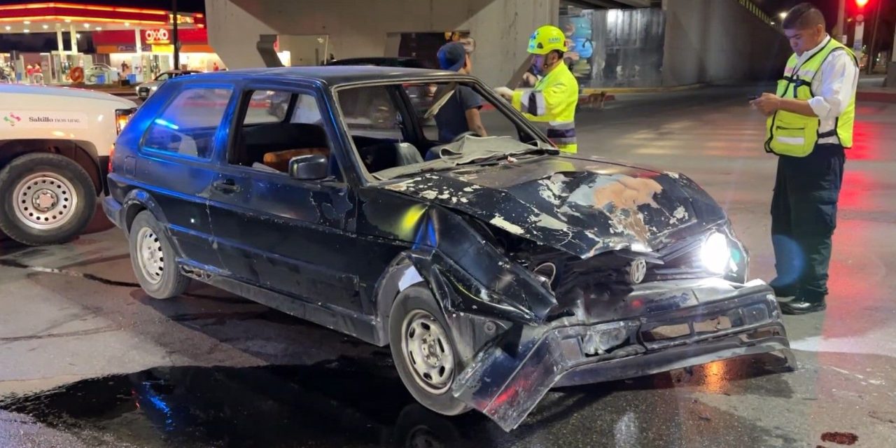 Retorna sin esperar su flecha y sufre accidente en Saltillo