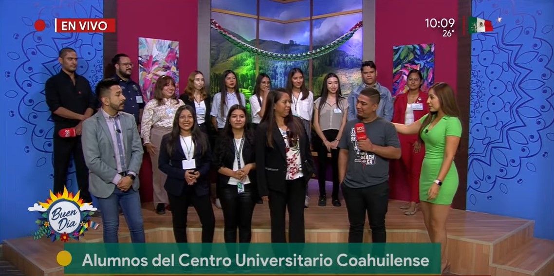 Alumnos del Centro Universitario Coahuilense  visitaron RCG Media