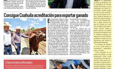 Portada RCG Centro [14 de octubre de 2023] Desconocen nueva orden de aprehensión contra Ancira; Incrementan operativos contra autos de aplicación y más…