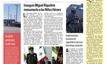 Portada RCG Centro [17 de octubre de 2023] Jubilados exigen aumento a pensión; reforzarán supervisión al transporte público y más…