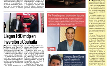 Portada RCG Centro [24 de octubre de 2023] Fallece joven atleta en Monclova; imputan a expolicia por secuestro y más…