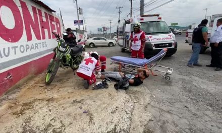 Saltillo: Repartidor de cerveza derriba a motociclista