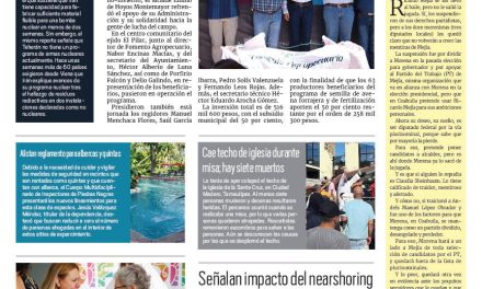 Portada RCG Fronteriza [2 de octubre de 2023] Entregan apoyo a productores del campo; convocan para tramitar escrituras y más…