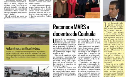 Portada RCG Fronteriza [11 de octubre de 2023] Trabaja Acuña para atraer más turismo al municipio; llegan obras de remodelación a jardín de niños y más…