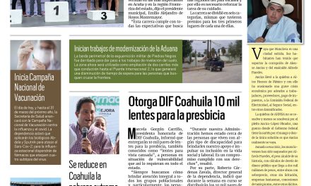 Portada RCG Fronteriza [16 de octubre de 2023] Participan cientos de atletas en la Carrera por el Agua y la Amistad; crean grupo para prevenir embarazos en adolescentes y más…