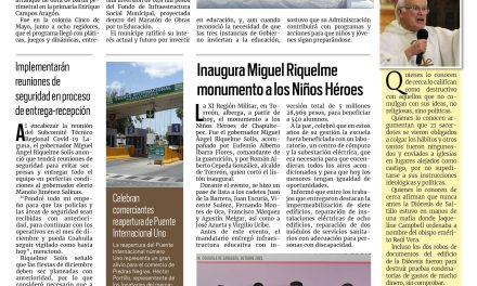 Portada RCG Fronteriza [17 de octubre de 2023] Cumple Acuña con entrega de obras en escuelas; brinda DIF atención y apoyo a adultos mayores y más…