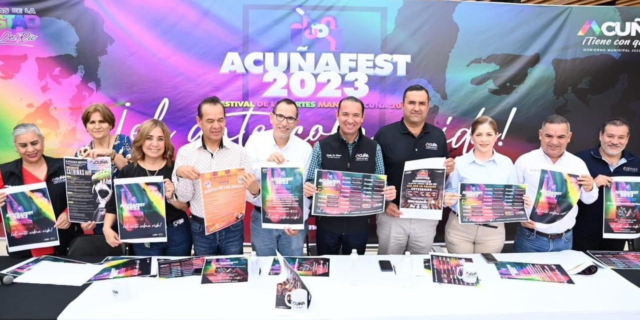 Anuncian el Festival de las Artes en Acuña