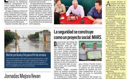 Portada RCG Lagunera [5 de octubre de 2023] Continúa Román Cepeda programa de Audiencias Públicas; se suman más planteles a ‘Movilidad Escolar’ y más…