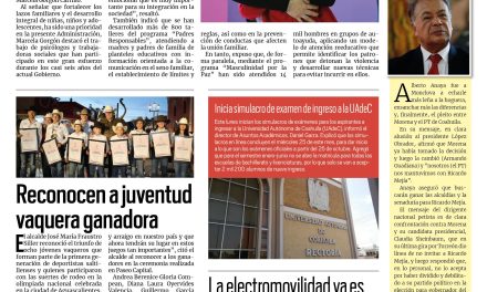 Portada RCG Media [23 de octubre de 2023] Implementan miles de sesiones de terapia en CAIF; reconocen a juventud vaquera ganadora y más…