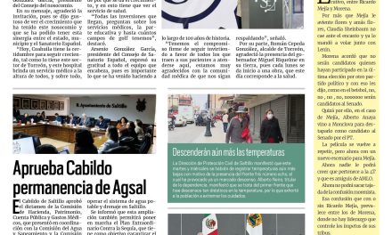 Portada RCG Media [ 31 de octubre de 2023] Colocan primera piedra de nuevo hospital; aprueba Cabildo permanencia de Agsal y más…