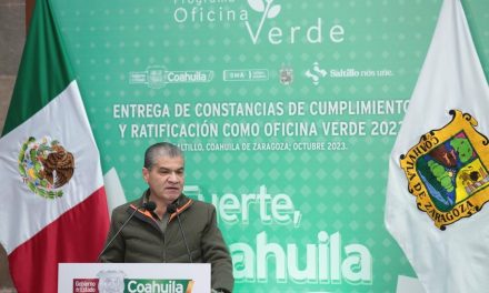 Dan constancias de ‘Oficina Verde’ a dependencias de Coahuila