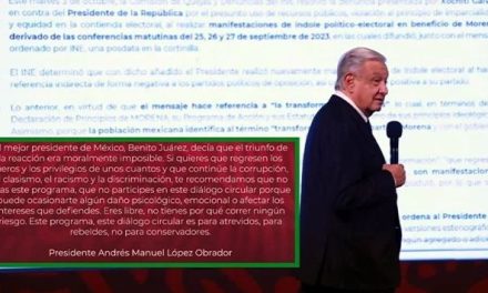 AMLO mantiene posdata en la ‘Mañanera’ contra conservadores desafiando al INE
