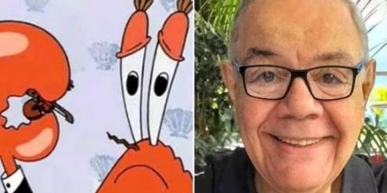 ‘Don Cangrejo’ de Bob Esponja pierde su voz… muere Luis Pérez Pons, su intérprete
