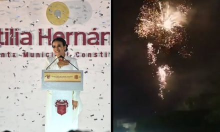 Mientras Acapulco está devastado, la alcaldesa de Chilpancingo celebra en grande su informe